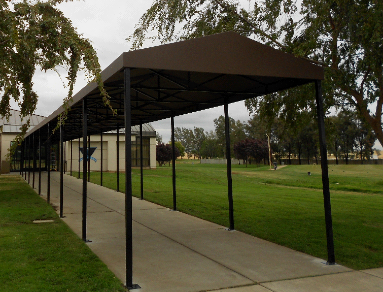 Beale NCO Club Walkway Canopy Beale NCO Club Walkway Canopy