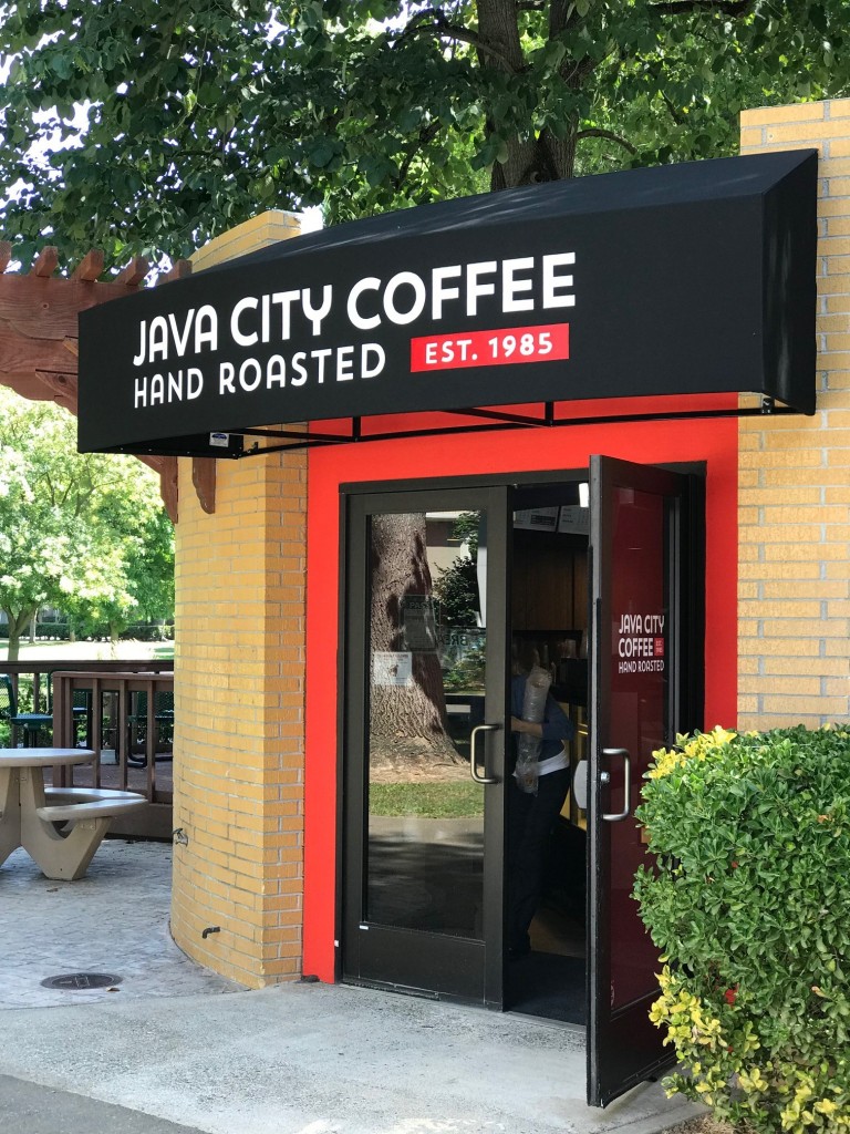 Java City Sac State Recover of existing awning Java City Sac State Recover of existing awning