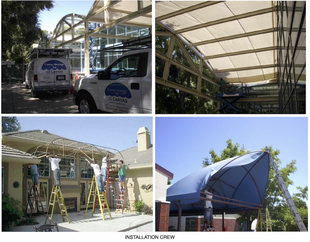 canopy installation