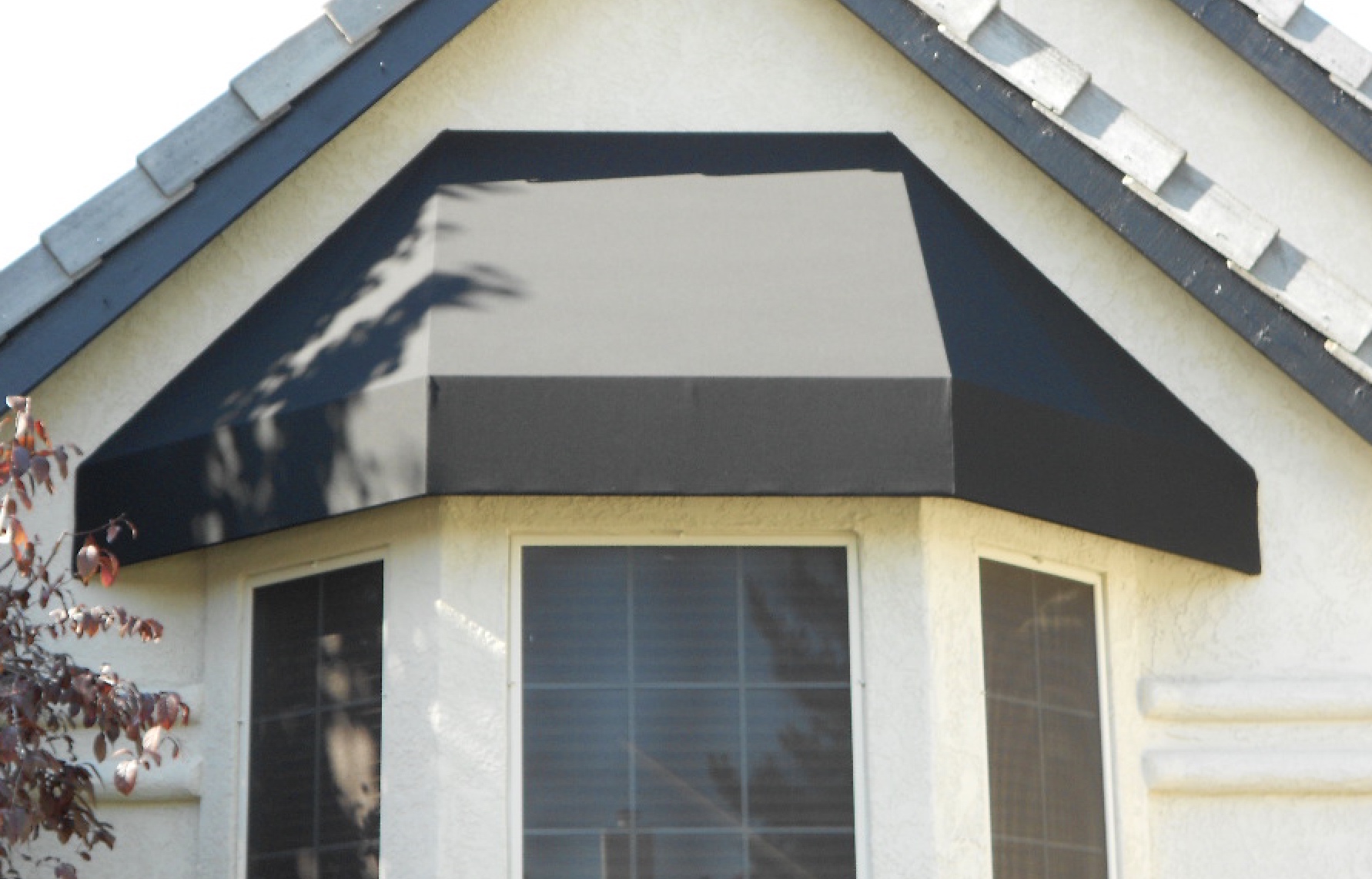 Bay Window Awnings JS Canvas Awnings of Sacramento, CA