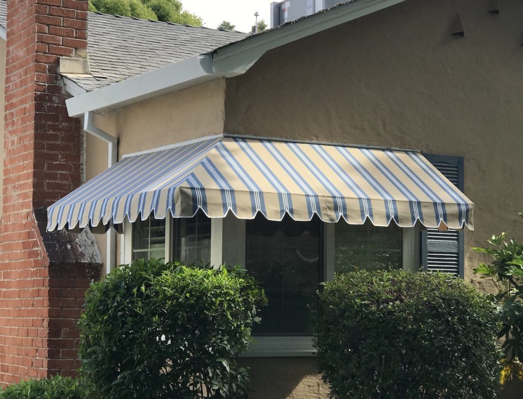 Standard Window and Door Awning for Homes JS Canvas Awnings of Sacramento, CA